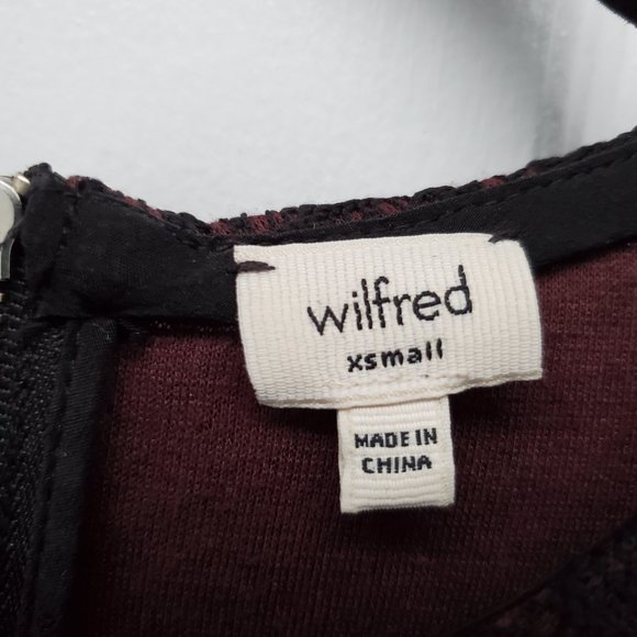 ARITZIA WILFRED - BODY CON LACE PRINT MINI DRESS - XS - Picture 2 of 4